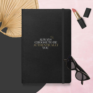 Hardcover bound notebook